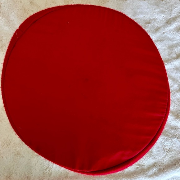 Knit Christmas Basket with handles soft sided | Clean | Green rope handles - Picture 10 of 11